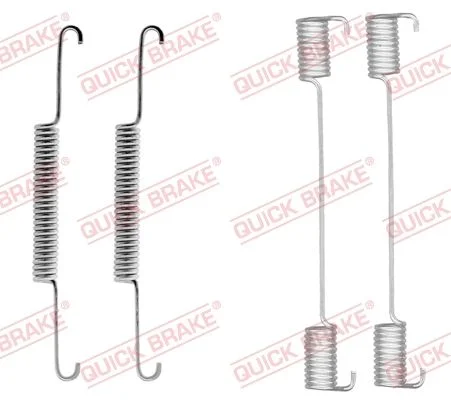 Kit de acessórios, sapatas de travão QUICK BRAKE 105-0520