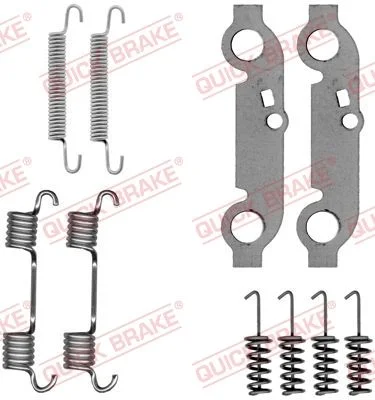 Kit de acessórios, sapatas do travão de estacionamento QUICK BRAKE 105-0537
