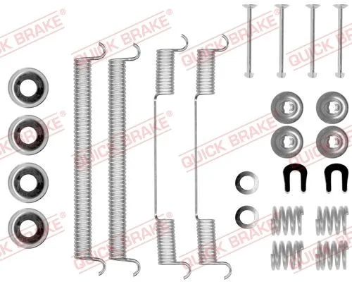 Kit de acessórios, sapatas de travão QUICK BRAKE 105-0543