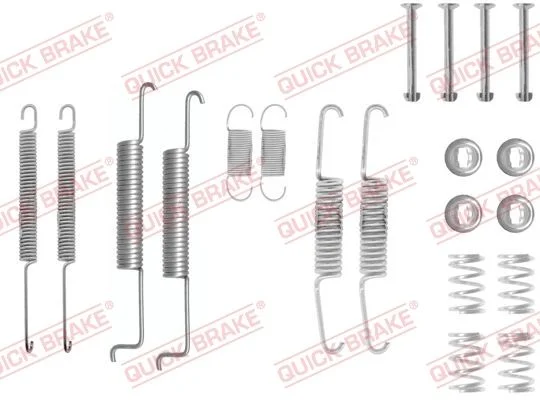 Kit de acessórios, sapatas de travão QUICK BRAKE 105-0597