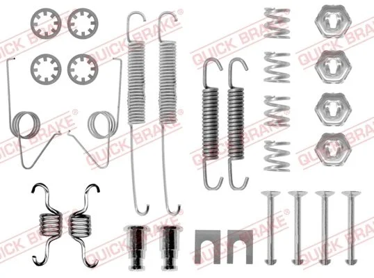 Kit de acessórios, sapatas de travão QUICK BRAKE 105-0614