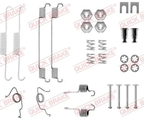 Kit de acessórios, sapatas de travão QUICK BRAKE 105-0626