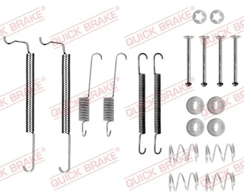 Kit de acessórios, sapatas de travão QUICK BRAKE 105-0629