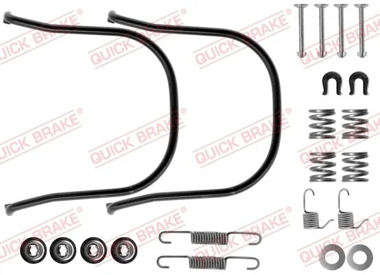 Kit de acessórios, sapatas de travão QUICK BRAKE 105-0634