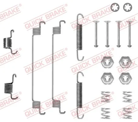 Kit de acessórios, sapatas de travão QUICK BRAKE 105-0651