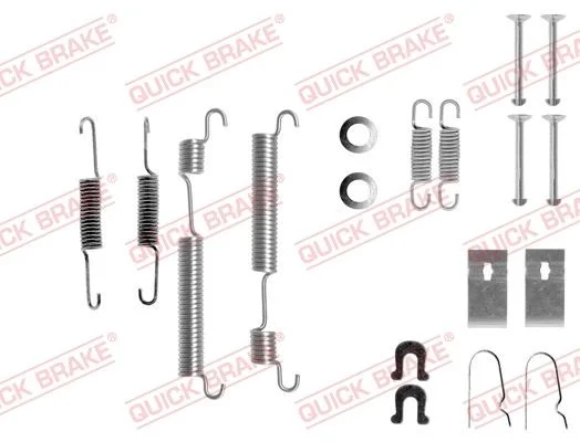 Kit de acessórios, sapatas de travão QUICK BRAKE 105-0653