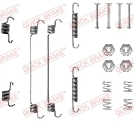 Kit de acessórios, sapatas de travão QUICK BRAKE 105-0657