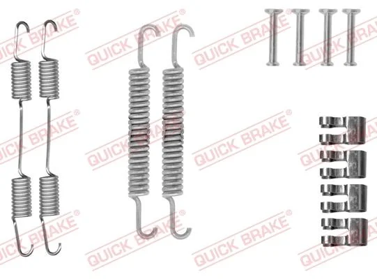 Kit de acessórios, sapatas de travão QUICK BRAKE 105-0666