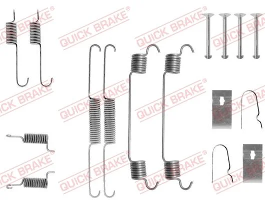 Accessory Kit, brake shoes QUICK BRAKE 105-0675