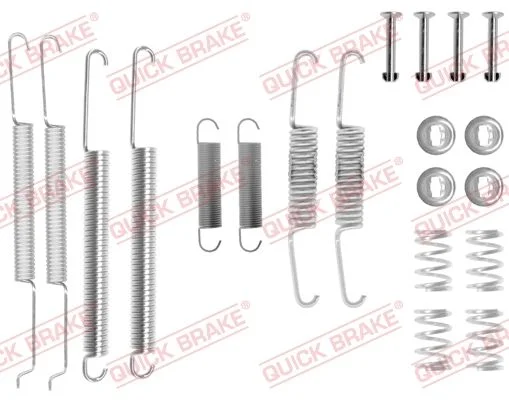 Kit de acessórios, sapatas de travão QUICK BRAKE 105-0681