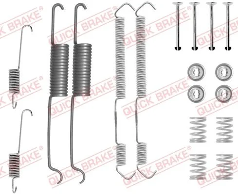 Kit de acessórios, sapatas de travão QUICK BRAKE 105-0691
