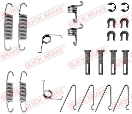 Kit de acessórios, sapatas de travão QUICK BRAKE 105-0703