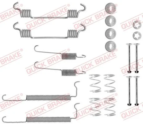 Accessory Kit, brake shoes QUICK BRAKE 105-0710