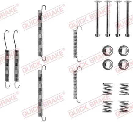 Kit de acessórios, sapatas do travão de estacionamento QUICK BRAKE 105-0713