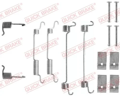 Kit de acessórios, sapatas de travão QUICK BRAKE 105-0735