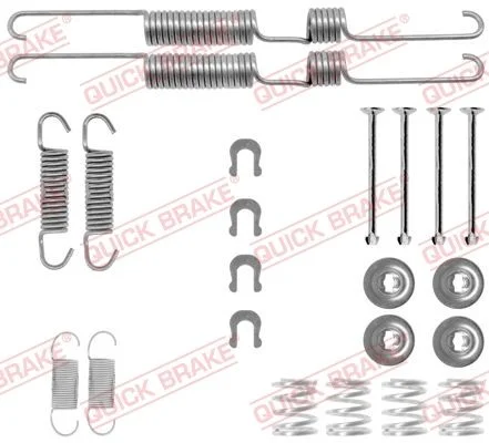 Kit de acessórios, sapatas de travão QUICK BRAKE 105-0738