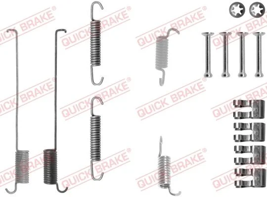 Kit de acessórios, sapatas de travão QUICK BRAKE 105-0739
