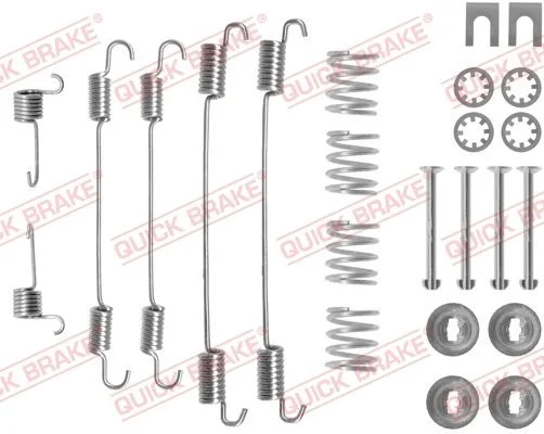Kit de acessórios, sapatas de travão QUICK BRAKE 105-0747