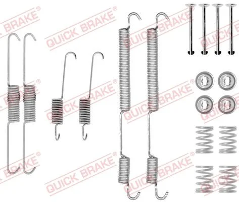 Kit de acessórios, sapatas de travão QUICK BRAKE 105-0753