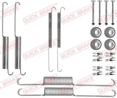 Kit de acessórios, sapatas de travão QUICK BRAKE 105-0758
