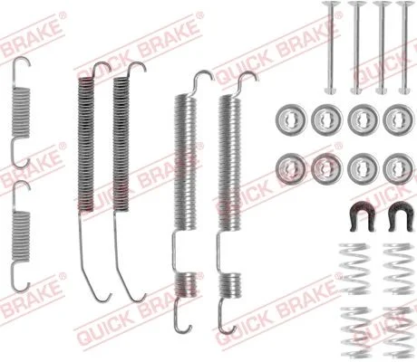 Kit de acessórios, sapatas de travão QUICK BRAKE 105-0759