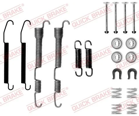 Accessory Kit, brake shoes QUICK BRAKE 105-0761