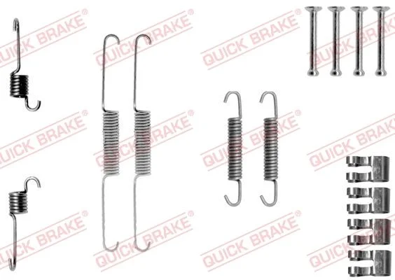 Kit de acessórios, sapatas de travão QUICK BRAKE 105-0763