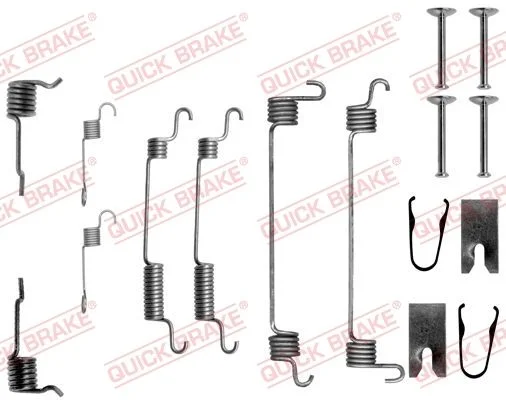 Kit de acessórios, sapatas de travão QUICK BRAKE 105-0764