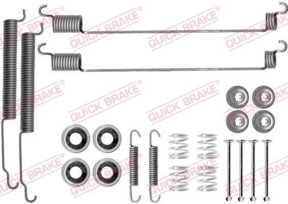 Kit de acessórios, sapatas de travão QUICK BRAKE 105-0768