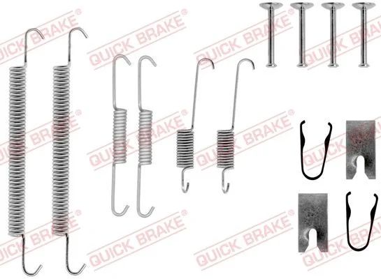 Kit de acessórios, sapatas de travão QUICK BRAKE 105-0771