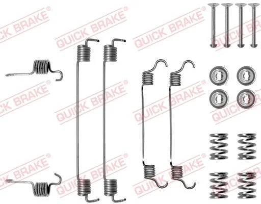 Kit de acessórios, sapatas de travão QUICK BRAKE 105-0784
