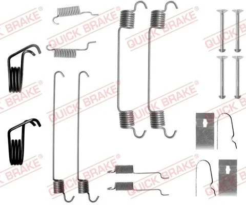 Accessory Kit, brake shoes QUICK BRAKE 105-0799