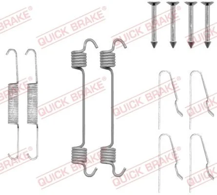 Kit de acessórios, sapatas do travão de estacionamento QUICK BRAKE 105-0808
