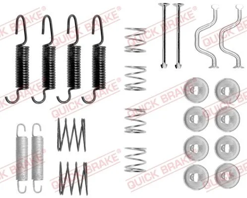 Kit de acessórios, sapatas do travão de estacionamento QUICK BRAKE 105-0816