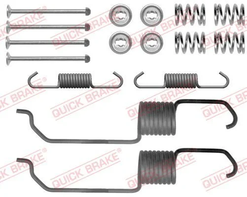 Kit de acessórios, sapatas de travão QUICK BRAKE 105-0825