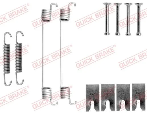 Accessory Kit, brake shoes QUICK BRAKE 105-0827