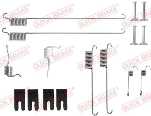 Kit de acessórios, sapatas de travão QUICK BRAKE 105-0829