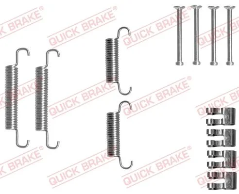 Kit de acessórios, sapatas do travão de estacionamento QUICK BRAKE 105-0839