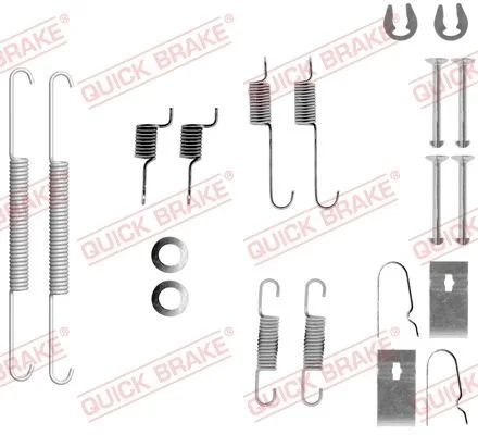 Kit de acessórios, sapatas de travão QUICK BRAKE 105-0847