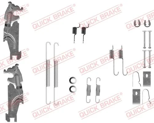 Kit de acessórios, sapatas de travão QUICK BRAKE 105-0847S