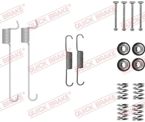 Kit de acessórios, sapatas do travão de estacionamento QUICK BRAKE 105-0848