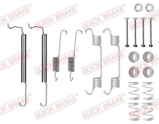 Kit de acessórios, sapatas de travão QUICK BRAKE 105-0849