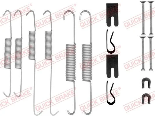 Kit de acessórios, sapatas de travão QUICK BRAKE 105-0854