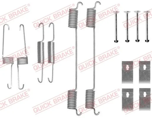 Kit de acessórios, sapatas de travão QUICK BRAKE 105-0859