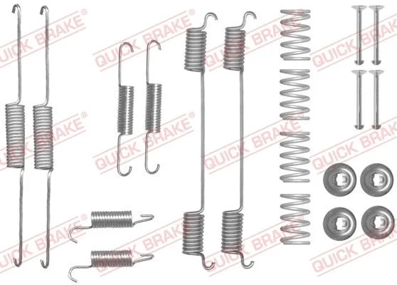 Kit de acessórios, sapatas de travão QUICK BRAKE 105-0861