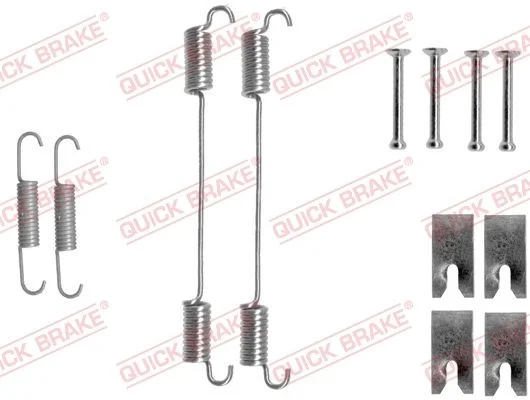 Kit de acessórios, sapatas de travão QUICK BRAKE 105-0862
