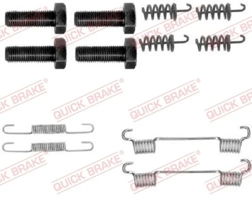 Kit de acessórios, sapatas do travão de estacionamento QUICK BRAKE 105-0865