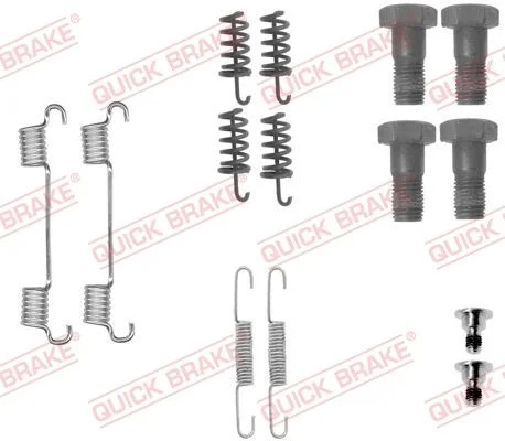 Kit de acessórios, sapatas do travão de estacionamento QUICK BRAKE 105-0867