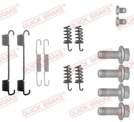 Kit de acessórios, sapatas do travão de estacionamento QUICK BRAKE 105-0878