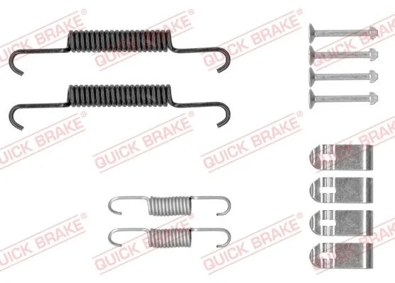 Accessory Kit, parking brake shoes QUICK BRAKE 105-0881